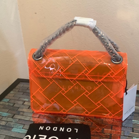- Kurt Geiger London Rainbow Shop Mini Kensington Transparent Shoulder Bag - Picture 4 of 10